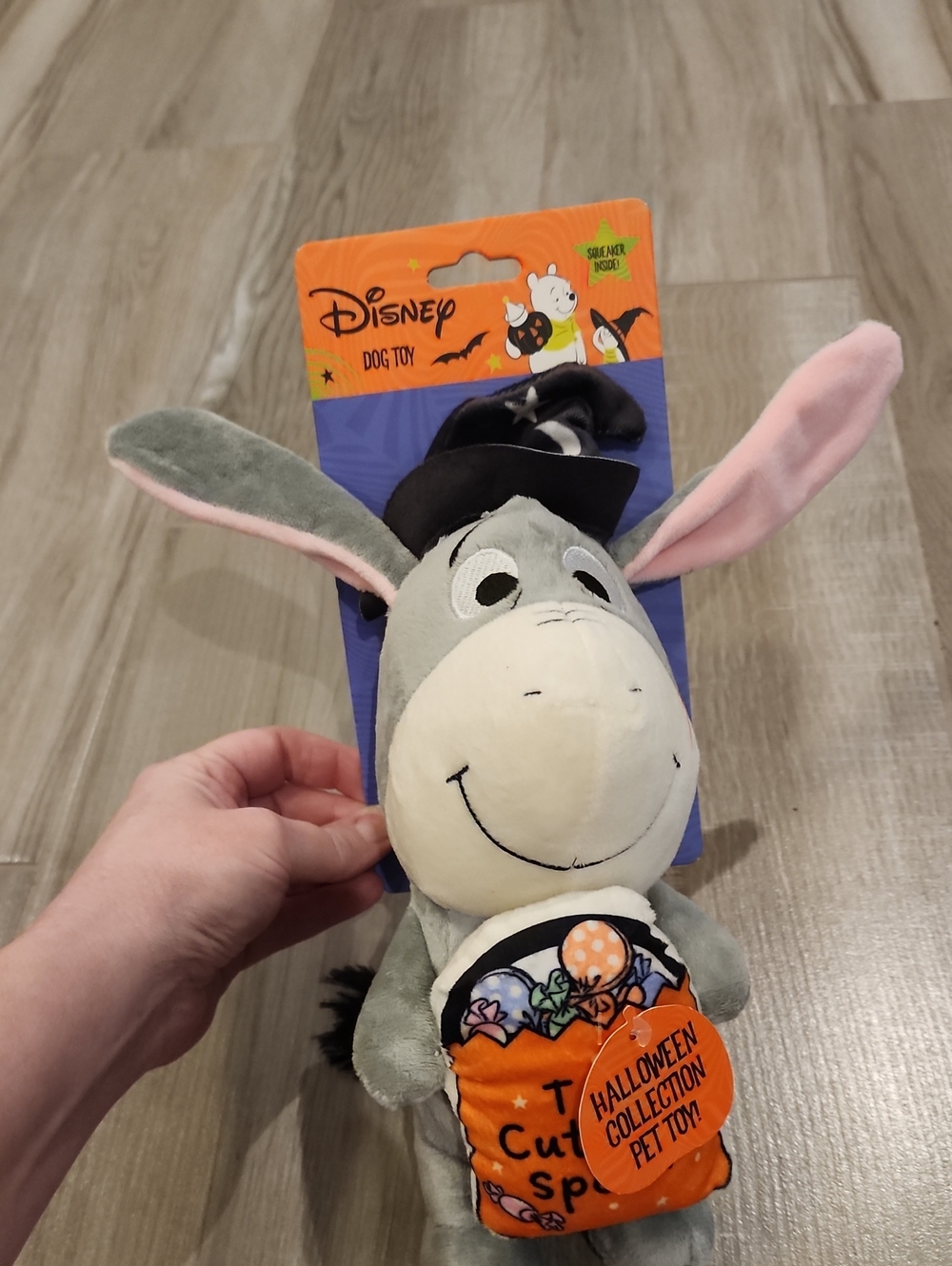 NWT Disney Eyeore Plush Dog Toy